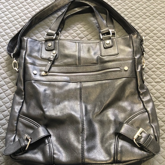 Call It Spring Black Tote Handbag - Like New - Picture 1 of 4